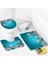 121C-3 Adet Paspaslar 450MMX750MM Sakura Çiçek Koi Banyo Paspas Seti Bitki Yaprakları Kaymaz Banyo Halıları ve Mat Halılar Tuvalet Kapağı Kapağı Banyo Aksesuarları Setleri (Yurt Dışından) 1