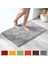 Kahve 60X90CM Düz Renk Yumuşak Peluş Şönil Kaymaz Banyo Banyo Paspas Su Emme Zemin Kapı Mat Tuvalet Halı Ev Dekorasyon Halı (Yurt Dışından) 2
