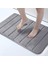Gri 51X81 cm Kaymaz Banyo Paspas Halı Bellek Köpük Katı Duş Banyo Paspas Halı Ev Mutfak Pedi Tuvalet Banyo Kaymaz Zemin Ayak Paspasları (Yurt Dışından) 2
