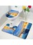 537ZF-3 Adet Set 60X40CM-23.6X15.7IN Okyanus Plaj Banyo Paspas Seti Palmiye Yaprakları Köprü Tekne Kuş Hawaii Doğa Manzara Banyo Halı Kapı Kilim Kaymaz Tuvalet Kapağı Mat (Yurt Dışından) 5