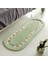 Kırmızı 45X75 cm Oval Şekil Banyo Paspas Çiçek Tarzı Banyo Halıları Uzun Boy Yatak Odası Balkon Zemin Halıları Küvet Yan Paspas Tuvalet 45*120 cm (Yurt Dışından) 2