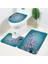264H-3 Adet Paspaslar 450MMX750MM Sakura Çiçek Koi Banyo Paspas Seti Bitki Yaprakları Kaymaz Banyo Halıları ve Mat Halılar Tuvalet Kapağı Kapağı Banyo Aksesuarları Setleri (Yurt Dışından) 1