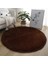 Kahverengi 60 cm Kaymaz Kabarık Halı Modern Ev Dekor Peluş Büyük Tüylü Halı Paspaslar Kanepe Oturma Yatak Odası Başucu Mat Balkon Halıları (Yurt Dışından) 1