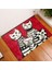 BJW-4060-211009(46) 400MMX600MM 1 Adet 40*60CM Sevimli Kedi Hayvanlar Desen Kaymaz Süet Halı Kapı Mat Paspas Açık Mutfak Oturma Odası Zemin Mat Halı (Yurt Dışından) 1