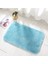 Beyaz 60X110 cm Shaggy Kalın Banyo Paspas Düz Renk Banyo Halıları Tuvalet Paspas Zemin Halıları Küvet Lavabo Yanında Mikrofiber Duş Odası Pedi (Yurt Dışından) 2