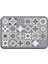 BJW-4060-211020(79) 400MMX600MM Gri Bohem Mandala Çiçek Halı Polyester Halı Kaymaz Zemin Mat Paspas Yatak Odası Mutfak Kapı Banyo Dekorasyonu Için (Yurt Dışından) 2