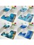 46SE-3 Adet Set 40X60CM-15.7X23.6IN Komik Yunus Banyo Paspas Seti Deniz Kaplumbağası Balık Hayvan Sualtı Manzara Çocuk Banyo Dekor Halı Kaymaz Halı Tuvalet Kapağı Paspaslar (Yurt Dışından) 2