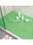 Green-2 30X30 cm 4 Adet Kaymaz Banyo Paspasları Banyo Halı Pvc Örgü Yumuşak Plastik Kaymaz Mat Ayak Masajı Tuvalet Ekleme Zemin Mat Duş Mat (Yurt Dışından) 1