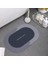 SWJH0021GYOVAL-10 40X60CM Süper Emici Banyo Halısı Kaymaz Banyo Paspas Anında Kuruyan Banyo Paspas Zemin Halı Ev Duş Geçirmez Kaymaz Banyo Paspasları (Yurt Dışından) 1
