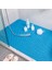 Blue-2 30X30 cm 12 Adet Kaymaz Banyo Paspasları Banyo Halısı Pvc Örgü Yumuşak Plastik Kaymaz Mat Ayak Masajı Tuvalet Ekleme Zemin Mat Duş Mat (Yurt Dışından) 1
