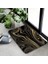 DD-4443A 40X60CM-15.7X23.6IN Zümrüt Yeşili Mermer Banyo Paspas Seti Altın Çizgi Siyah Dokulu Desen Modern Geometrik Banyo Dekor Kaymaz Halı Tuvalet Kapağı Kapağı (Yurt Dışından) 1