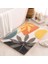 Siye-1 40X60CM Inyahome Yapraklar Banyo Halıları Kaymaz Yumuşak Mikrofiber Banyo Paspası Ekstra Yumuşak Su Emici Makinede Yıkanabilir Duş Zemin Halısı (Yurt Dışından) 1