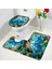 DD-JWW45 40X60CM-15.7X23.6IN Komik Yunus Banyo Paspas Seti Deniz Kaplumbağası Balık Hayvan Sualtı Manzara Çocuk Banyo Dekor Halı Kaymaz Halı Tuvalet Kapağı Paspaslar (Yurt Dışından) 4