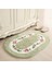 Banyuan Pembe Yaklaşık 50X80 cm Yumuşak Su Emme Zemin Mat Kaymaz Banyo Kapısı Mat Oval Şekil Banyo Paspas 40*60/50*80/45*120 cm Ev Dekor Zemin Halı Halı (Yurt Dışından) 5