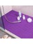 Purple-2 30X30CM 8 Adet Kaymaz Banyo Paspasları Banyo Halısı Pvc Örgü Yumuşak Plastik Kaymaz Mat Ayak Masajı Tuvalet Ekleme Zemin Mat Duş Mat (Yurt Dışından) 1