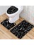 E B-50X80CM 3 Adet Banyo Paspas Seti Çevre Dostu Kaymaz Emici Banyo Halı Kilim Tuvalet Paspas Mermer Doku Ev Dekorasyon Kapı Ayak Pedi (Yurt Dışından) 4