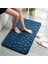 Mavi 50X80CM Arnavut Kaldırımı Kabartmalı Banyo Banyo Paspas Kaymaz Halılar Lavabo Küvet Yan Kilim Duş Odası Paspas Hafızalı Köpük Ped (Yurt Dışından) 1