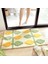 Limon Ağacı 50X80 cm Inyahome Lüks Banyo Paspasları Yeşil Yapraklar Kaymaz Emici Mikrofiber Banyo Halısı Ev Dekorasyon Süper Yumuşak Banyo Halısı Halıları (Yurt Dışından) 1