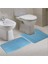 59.5X40 cm U-Şekilli Su Emici Köpük Banyo Paspasları Tuvalet Paspas Banyo Mercan Polar Halı Halı Kaymaz Zemin Tuvalet Ev Dekorev (Yurt Dışından) 3