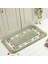Tuoyuan Kırmızı Yaklaşık 50X80 cm 6 Boyutları Kare Paspas Zemin Halı Oturma Odası Yatak Odası Koridor Su Emme Kaymaz Banyo Paspas Tuvalet Halı Ayak Pedi (Yurt Dışından) 2