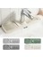 Siyah 37X14 cm Silikon Musluk Emici Mat Mutfak Lavabo Sıçrama Koruması Lavabo Su Sıçrama Koruması Banyo Tezgahı Koruyucu Lavabo Drenaj Mat (Yurt Dışından) 2