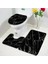 4169A-3PCS Set 40X60CM-15.7X23.6IN Soyut Mermer Banyo Paspas Seti Gri Altın Dokulu Desen Modern Minimalist Banyo Dekor Halı Kaymaz Kilimler Tuvalet Kapağı Kapağı (Yurt Dışından) 1