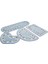 Oval MAVI40X6045X120 Pastoral Tarzı Zemin Halı Banyo Paspas Çok Boyutlu Oval Mat Ev Dekor Için Kaymaz Banyo Halıları Ev Mutfak Halı Paspas (Yurt Dışından) 4