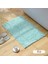 Mavi 50X160CM Düz Renk Yumuşak Peluş Şönil Kaymaz Banyo Banyo Paspas Su Emme Zemin Kapı Mat Tuvalet Halı Ev Dekorasyon Halı (Yurt Dışından) 1