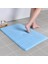 Açık Mavi 500MMX800MM 50X80CM Ev Banyo Paspası Mercan Polar Banyo Halısı Su Emme Kaymaz Bellek Köpük Emici Yıkanabilir Halı Tuvalet Zemin Mat (Yurt Dışından) 1