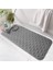 Gri Banyo Paspası 400MM x 700MM 1pc Kauçuk Banyo Kaymaz Mat Emniyet Duşu Kaymaz Banyo Paspası Yumuşak Büyük Kaymaz Mat Vantuzlu Taşınabilir Banyo Paspası (Yurt Dışından) 1