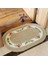 Deve 40X60 cm Oval Şekil Banyo Paspas Çiçek Tarzı Banyo Halıları Uzun Boy Yatak Odası Balkon Zemin Halıları Küvet Yan Paspas Tuvalet 45*120 cm (Yurt Dışından) 1