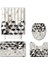 4 ADET-795 Mermer Desen Duş Perdesi Banyo Paspas Seti Mikrofiber Tuvalet Halı Banyo Zemin Mat Yıkanabilir Klozet Kapağı Mat (Yurt Dışından) 2