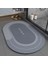 Oval Mavi 50X80 cm Diatom Çamur Kaymaz Mat Banyo Banyo Halısı Süper Emici Ön Kapı Mat Banyo Malzemeleri Diatom Çamur Zemin Üzerinde Banyo Paspası (Yurt Dışından) 1