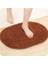 Kahverengi Mikrofiber Banyo Rahat Banyo Pedi Kaymaz Mat Küvet Odası Oturma Odası Kapı Merdiven Ayak Paspaslar Yastık (Yurt Dışından) 5