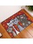 BJW-4060-211009(41) 500MMX800MM 1 Adet 40*60CM Sevimli Kedi Hayvanlar Desen Kaymaz Süet Halı Kapı Mat Paspas Açık Mutfak Oturma Odası Zemin Mat Halı (Yurt Dışından) 1
