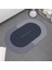 Gri-Oval 40X60 Modern Banyo Banyo Paspas Diatom Çamur Kaymaz Halı Küvet Zemin Halısı Duş Paspas Hafızalı Köpük Mat (Yurt Dışından) 4