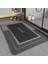 Oval Siyah 40X60 cm Diatom Çamur Kaymaz Mat Banyo Banyo Halısı Süper Emici Ön Kapı Mat Banyo Malzemeleri Diatom Çamur Zemin Üzerinde Banyo Paspası (Yurt Dışından) 4