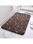 Kahverengi 40X60 cm Yeni Banyo Paspas Flanel Bronzlaştırıcı Baskı Emici Kaymaz Mat Oturma Odası Halısı Tuvalet Yatak Odası Ayak Mat Banyo Aksesuarı (Yurt Dışından) 1