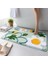 Hello-Gri 50X80CM Inyahome Duş ve Banyo Odası Çiçekli Zemin Mat Halı Kilimler Su Emici Kaymaz Yumuşak Mikrofiber Banyo Paspasları Makinede Yıkanabilir (Yurt Dışından) 3