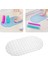 Beyaz 67X37 cm Mat Küvet Banyo Paspas Pvc Küçük Küvet Emniyet Duşu Kaymaz Banyo Paspasları Vantuzlu Zemin Mat (Yurt Dışından) 2