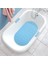 Mavi M 42 x 25 cm Çocuk Küvet Kaymaz Mat Kokusuz Silikon Ev Banyo Ev Bebek Banyo Hidrofobik Ayak Mat Küvet Zemin Mat (Yurt Dışından) 2
