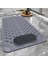 Gri 36 cm x 70 cm Banyo Kaymaz Ped Tuvalet Duş Odası Içi Boş Duş Mat Su Geçirmez Ayak Masajı Halı Çok Fonksiyonlu Yumuşak Kauçuk Banyo Paspası (Yurt Dışından) 1