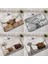 3451YY-2PCS Set 60X40CM-23.6X15.7IN Çiftlik Hayvanı Yayla Inek Kapı Paspasları Kahverengi Sığır Çim Retro Ahşap Pazen Banyo Paspas Ev Odası Mutfak Banyo Dekor Kaymaz Halı (Yurt Dışından) 2