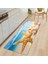 HZ154--DD 45X75CM-17.7X29.5IN 3D Plaj Kabuk Halıları Ev Banyo Kaymaz Kapı Paspasları Halı Kabuklu Denizyıldızı Paspas Oturma Odası Zemin Ayak Pedi Mutfak Mat (Yurt Dışından) 1