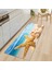 HZ154--DD 45X75CM-17.7X29.5IN 3D Plaj Kabuk Halıları Ev Banyo Kaymaz Kapı Paspasları Halı Kabuklu Denizyıldızı Paspas Oturma Odası Zemin Ayak Pedi Mutfak Mat (Yurt Dışından) 4