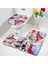 DD-80475J 45X75CM-17.7X29.5IN Noel Banyo Paspas Seti Kırmızı Çiftlik Kamyonu Noel Ağacı Sedir Kış Orman Manzarası Yeni Yıl Halı Banyo Dekor Halı Tuvalet Kapağı Mat (Yurt Dışından) 5