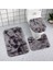 Sarı 37X40 50X40 50X80CM 3 Adet/takım Renkli Banyo Paspas Seti Flanel Duş Halıları Kaymaz Tuvalet Halıları Banyo Paspas Tuvalet Kapağı Kapak Seti Paspaslar 50X80CM (Yurt Dışından) 3