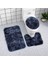 Sarı 37X40 50X40 50X80CM 3 Adet/takım Renkli Banyo Paspas Seti Flanel Duş Halıları Kaymaz Tuvalet Halıları Banyo Paspas Tuvalet Kapağı Kapak Seti Paspaslar 50X80CM (Yurt Dışından) 4