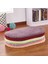 Mavi Gri 80X120 cm Banyo Halıları Emici Kaymaz Banyo Paspasları Yumuşak Hafızalı Köpük Zemin Mat Paspas Oturma Odası Banyo Halıları Oval... (Yurt Dışından) 3