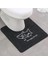 Stil 6 U Şekli Ped 50X50CM Kaymaz Banyo Paspası U Şekli Ped Banyo Mutfak Halısı Duş Tuvalet Paspası Banyo Tuvalet Halısı Su Emici Halı Yer Mat (Yurt Dışından) 2